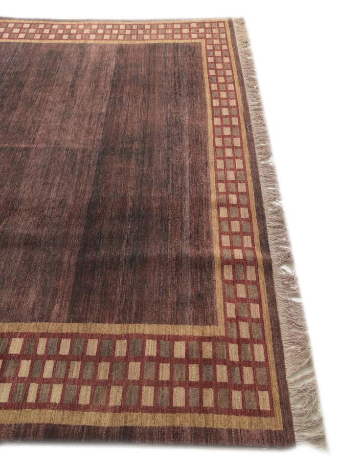 Detail image of 8' x 11' 4 Hand Knotted Modern Ziegler Rug