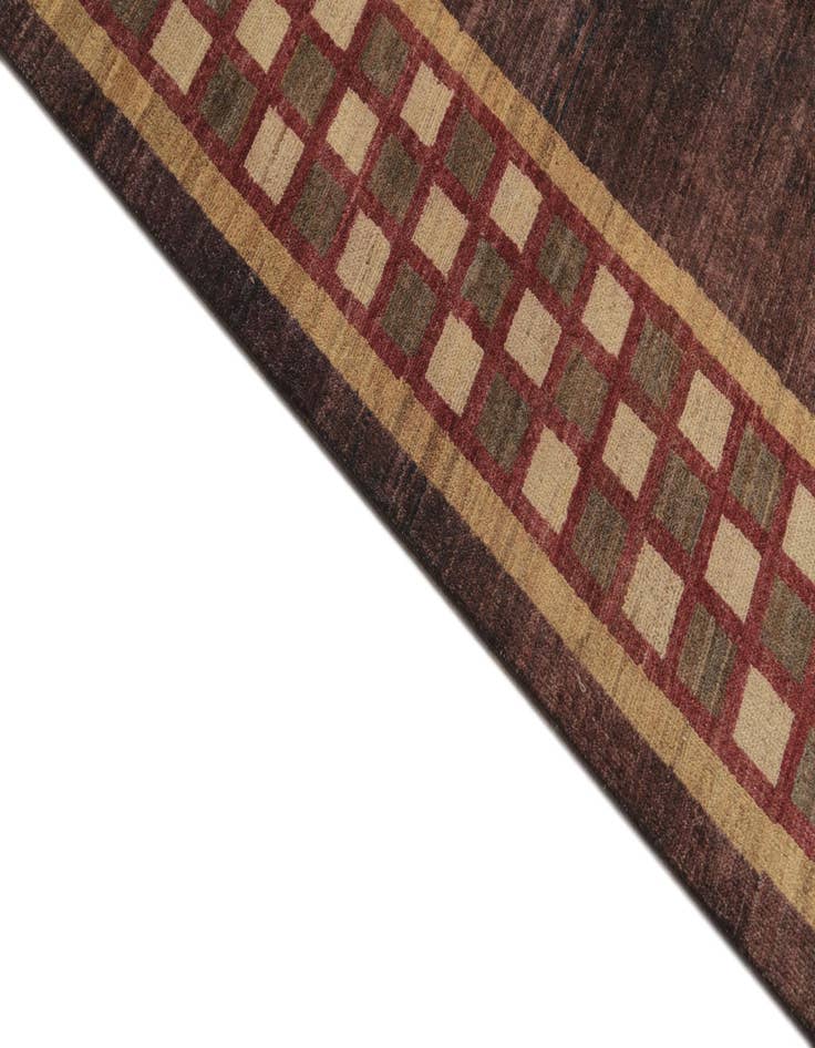 Detail image of 8' x 11' 4 Hand Knotted Modern Ziegler Rug