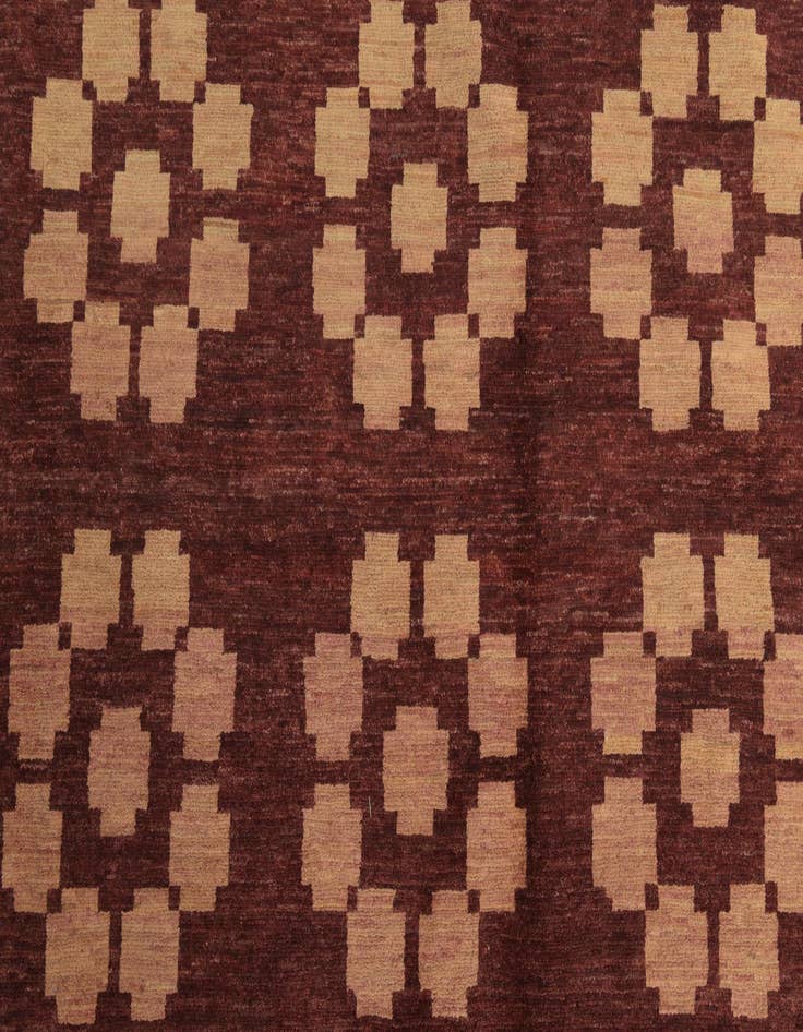 Detail image of  5' 5 x 7' 10  Hand Knotted Modern Ziegler Rug