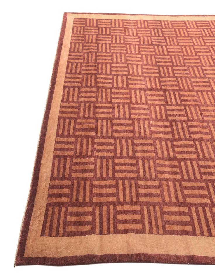 Detail image of  8' 3 x 11' 8  Hand Knotted Modern Ziegler Rug