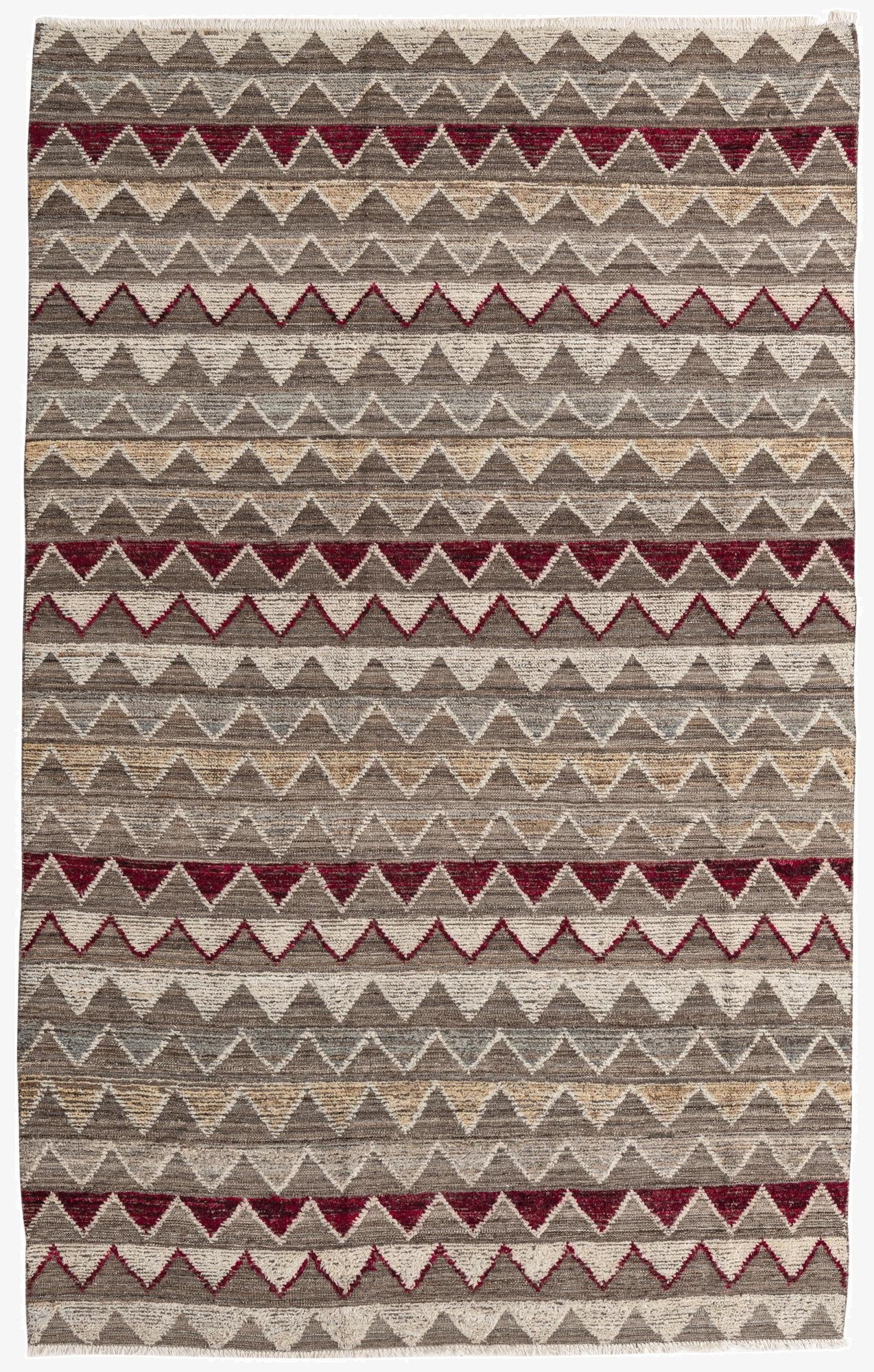  6' 6 x 10' 3  Hand Knotted Modern Ziegler Wool Rug