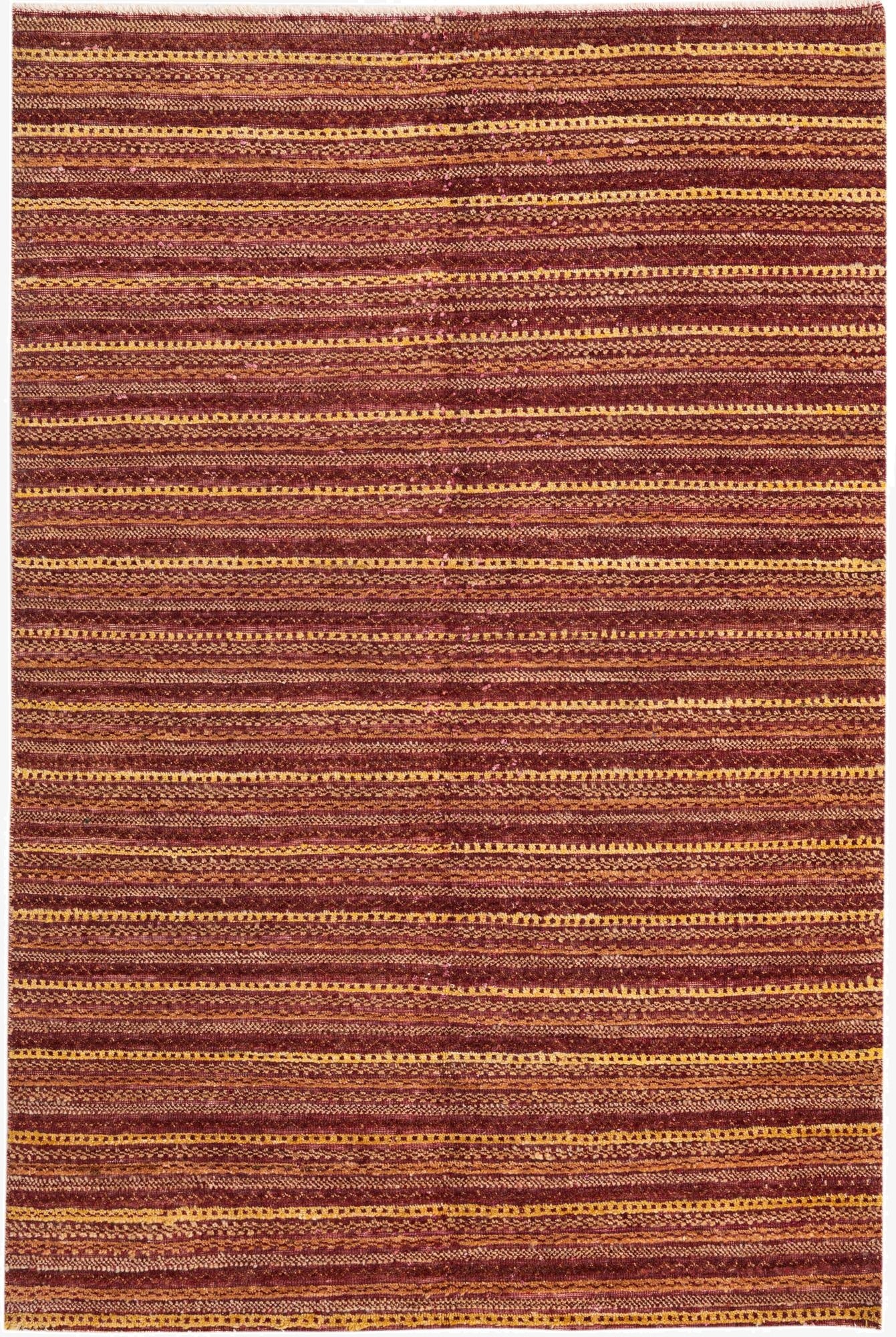  4' x 6'  Hand Knotted Modern Ziegler Rug