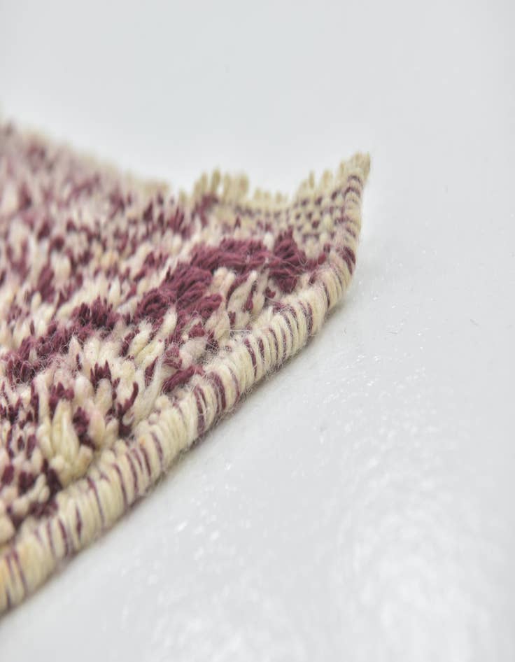 Detail image of  5' x 8'  Hand Knotted Moroccan Wool Rug