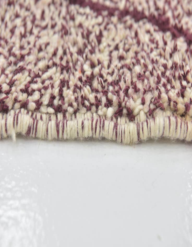 Detail image of  5' x 8'  Hand Knotted Moroccan Wool Rug