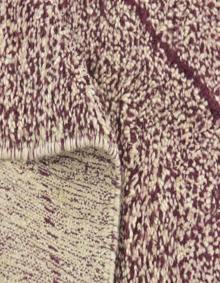 Detail image of  5' x 8'  Hand Knotted Moroccan Wool Rug