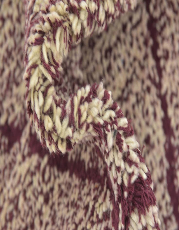 Detail image of  5' x 8'  Hand Knotted Moroccan Wool Rug