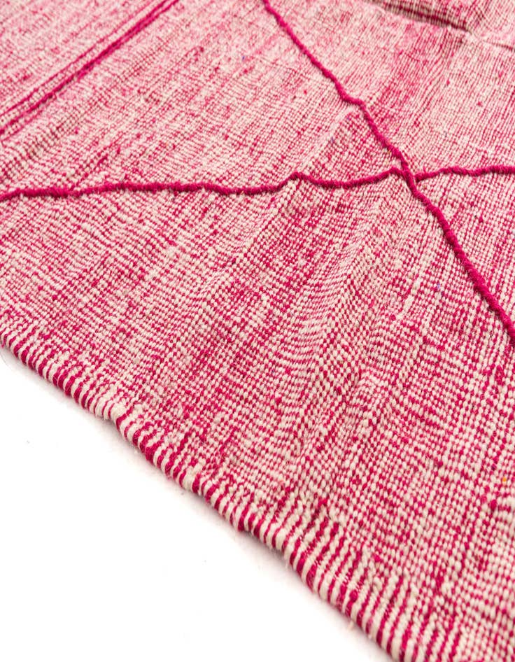 Detail image of  6' 7 x 10' 2  Hand Knotted Moroccan Wool Rug