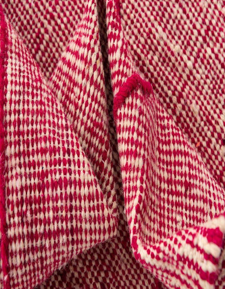 Detail image of  6' 7 x 10' 2  Hand Knotted Moroccan Wool Rug