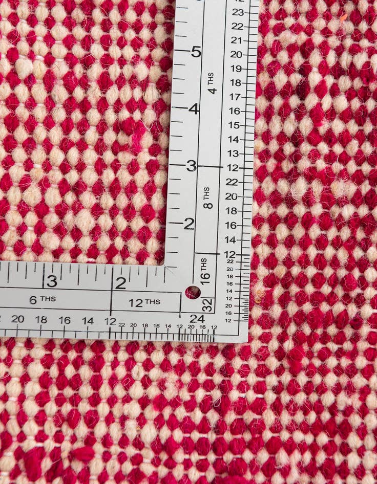 Detail image of  6' 7 x 10' 2  Hand Knotted Moroccan Wool Rug