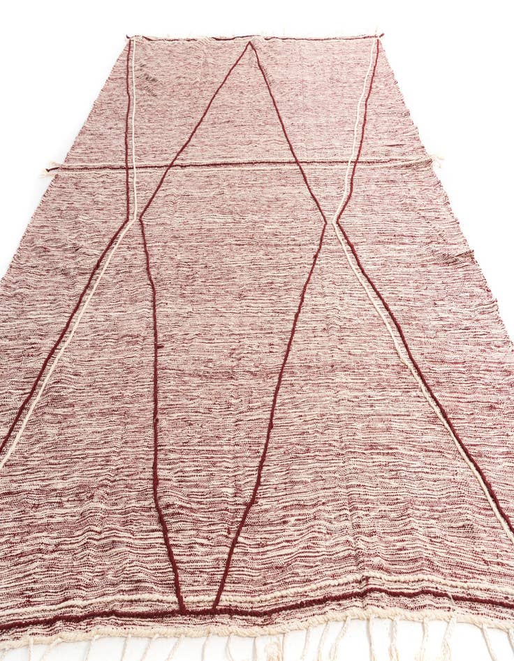 Detail image of  9' 10 x 13' 4  Hand Knotted Moroccan Wool Rug