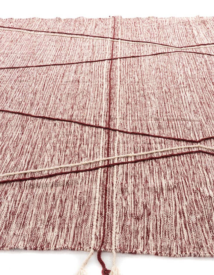 Detail image of  9' 10 x 13' 4  Hand Knotted Moroccan Wool Rug