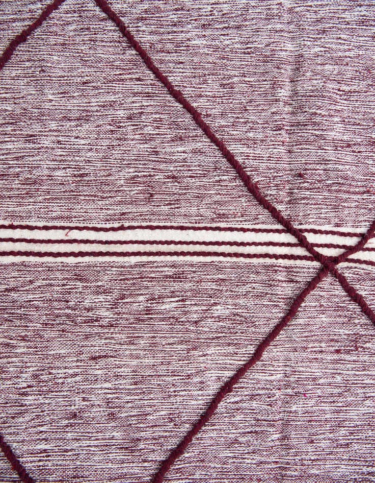 Detail image of  6' 6 x 9' 4  Hand Knotted Moroccan Wool Rug