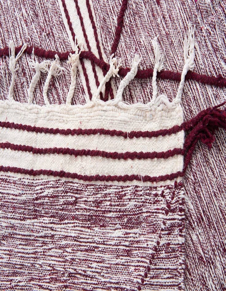 Detail image of  6' 6 x 9' 4  Hand Knotted Moroccan Wool Rug