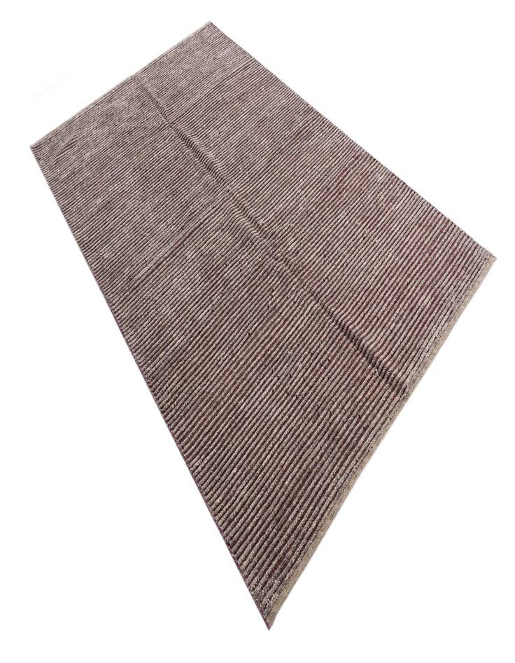 Detail image of  5' 4 x 8' 8  Hand Knotted Moroccan Wool Rug