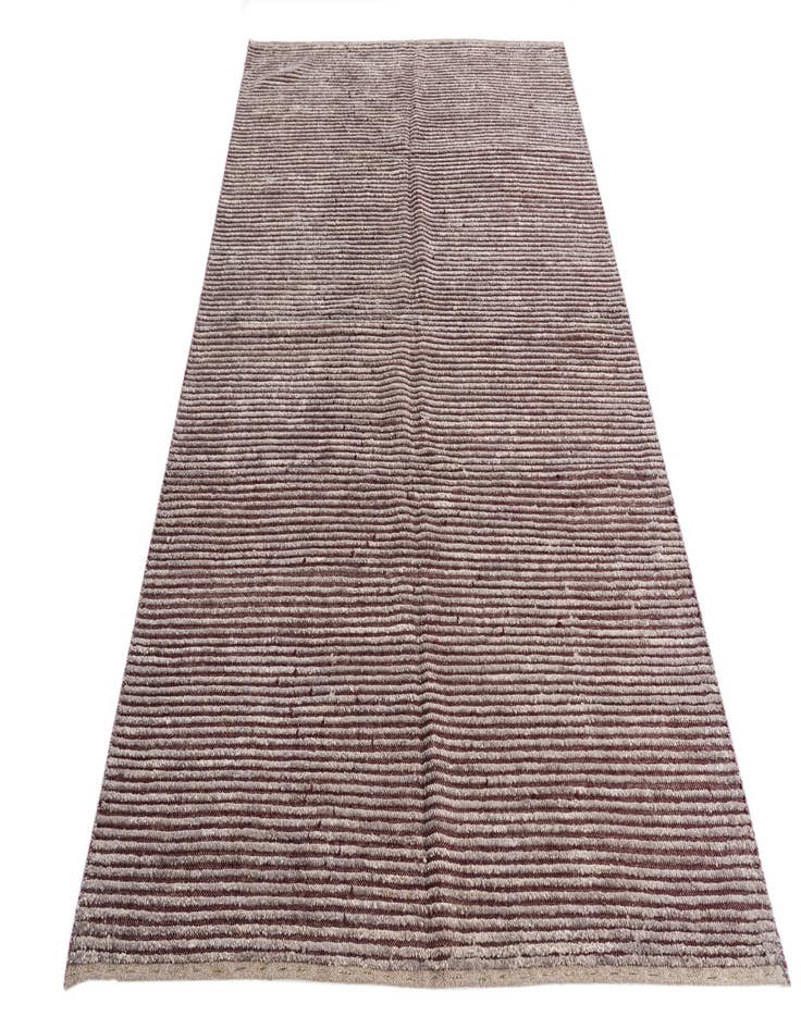 Detail image of  5' 4 x 8' 8  Hand Knotted Moroccan Wool Rug