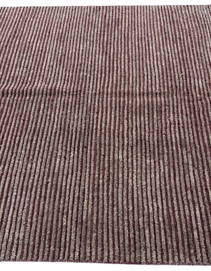 Detail image of  5' 4 x 8' 8  Hand Knotted Moroccan Wool Rug