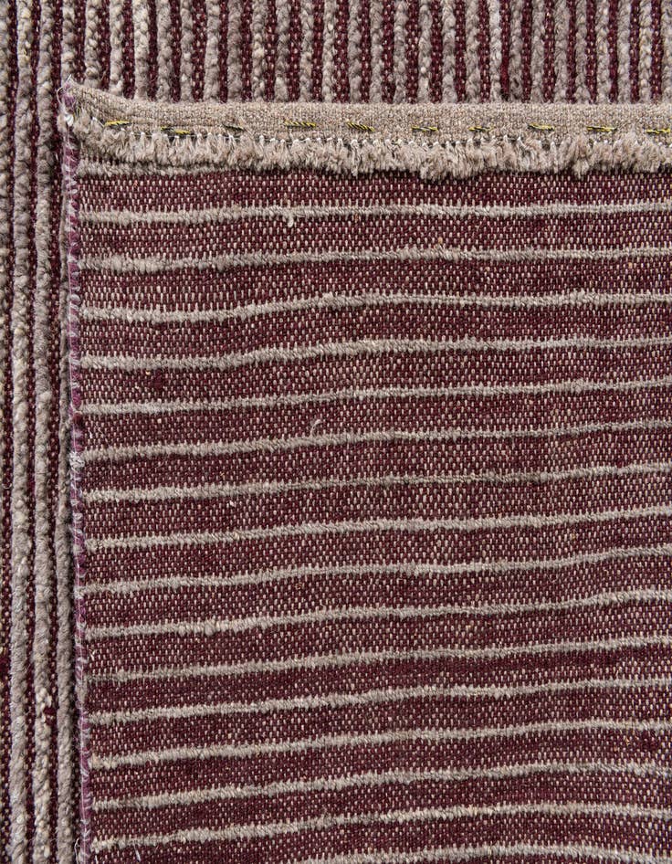 Detail image of  5' 4 x 8' 8  Hand Knotted Moroccan Wool Rug