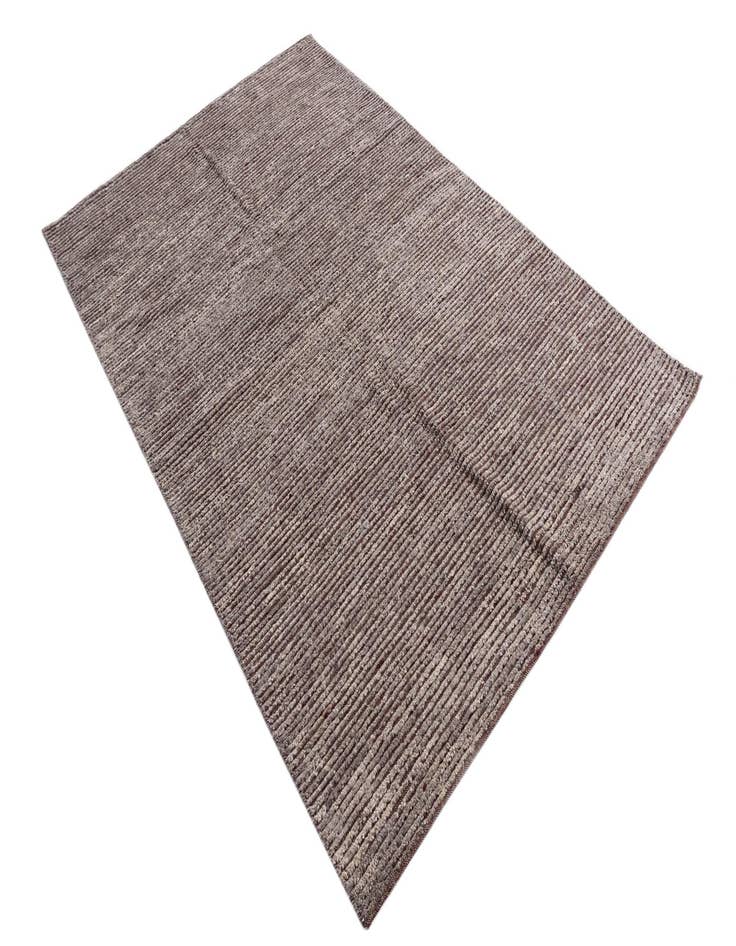 Detail image of  5' 4 x 8'  Hand Knotted Moroccan Wool Rug