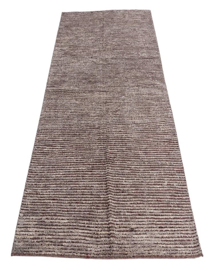 Detail image of  5' 4 x 8'  Hand Knotted Moroccan Wool Rug