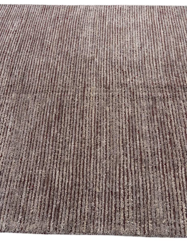 Detail image of  5' 4 x 8'  Hand Knotted Moroccan Wool Rug