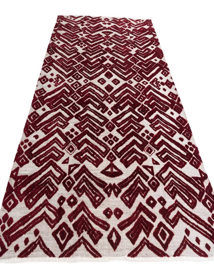 Detail image of  8' 10 x 12' 5  Hand Knotted Moroccan Wool Rug