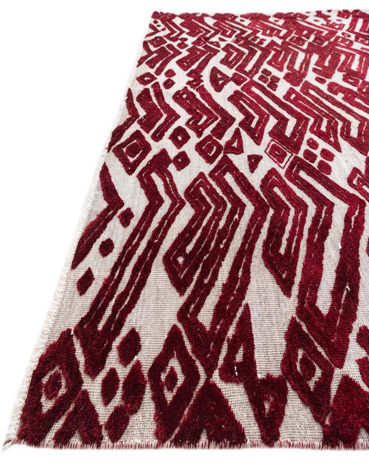 Detail image of  8' 10 x 12' 5  Hand Knotted Moroccan Wool Rug