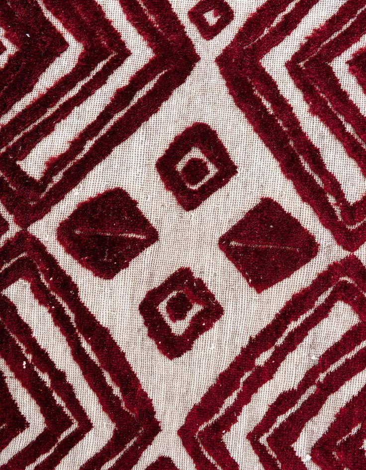 Detail image of  8' 10 x 12' 5  Hand Knotted Moroccan Wool Rug