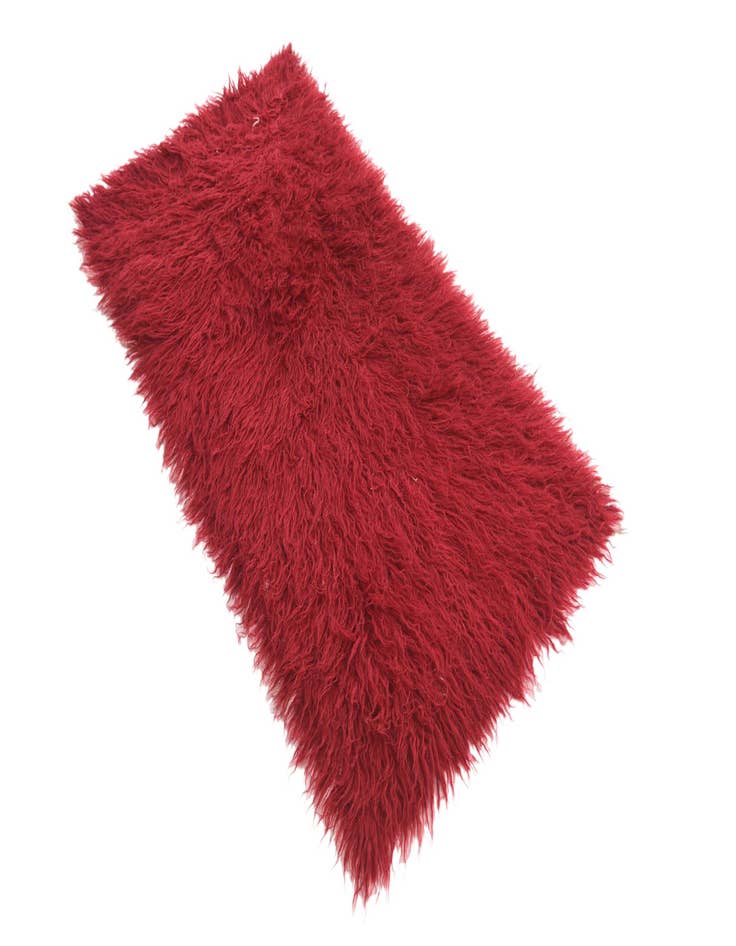 Detail image of  2' 2 x 4' 2  Hand Knotted Moroccan Wool Rug