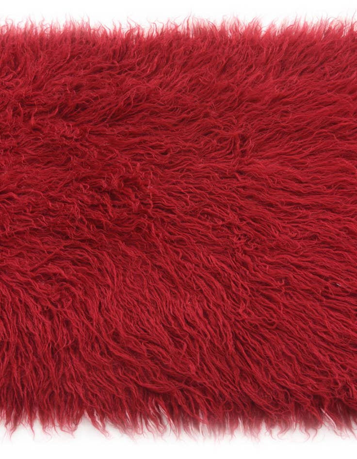 Detail image of  2' 2 x 4' 2  Hand Knotted Moroccan Wool Rug