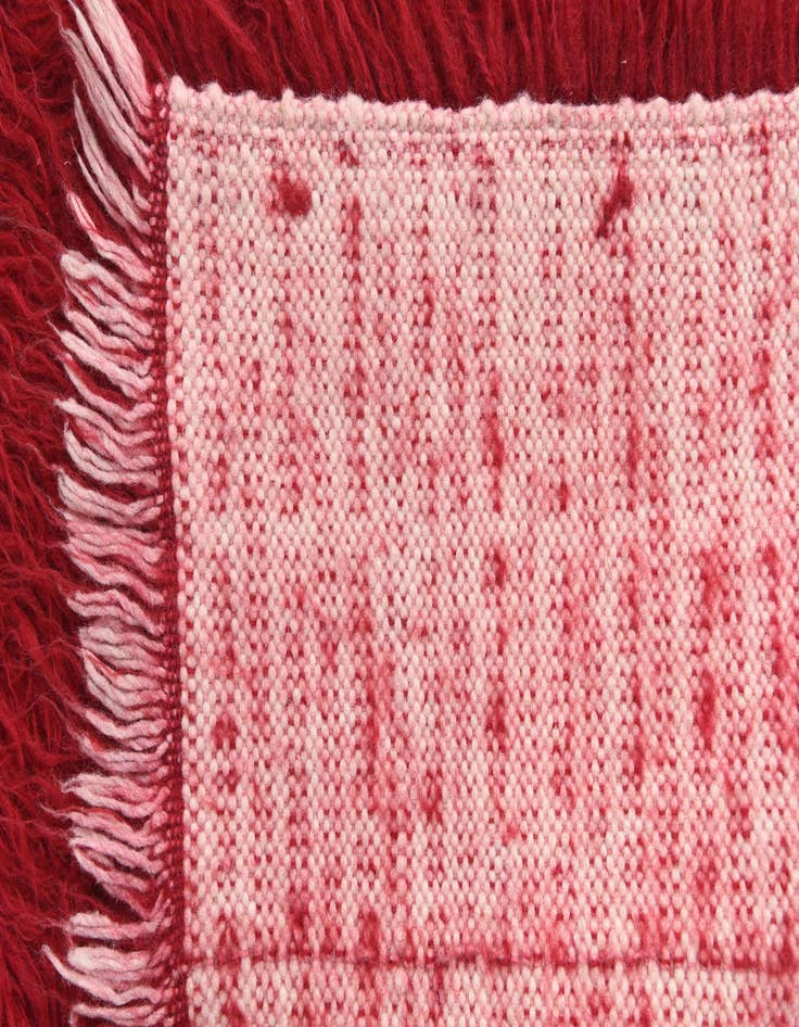 Detail image of  2' 2 x 4' 2  Hand Knotted Moroccan Wool Rug