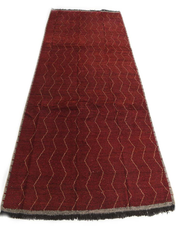 Detail image of  8' 10 x 13'  Hand Knotted Moroccan Wool Rug