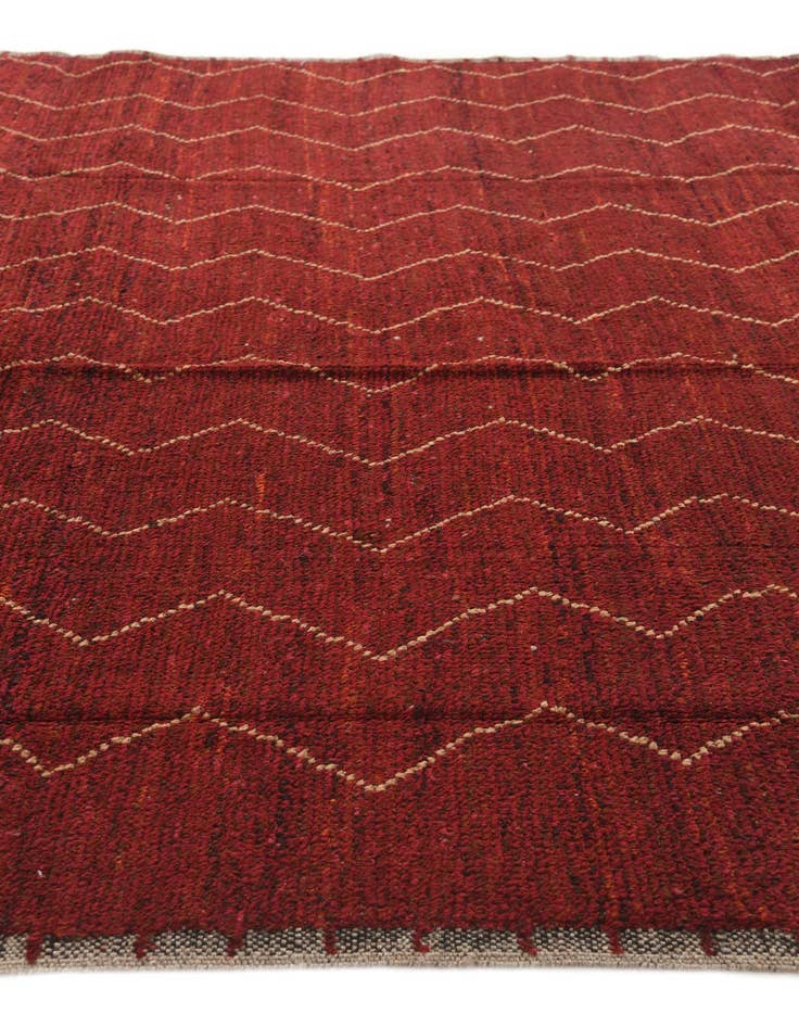 Detail image of  8' 10 x 13'  Hand Knotted Moroccan Wool Rug