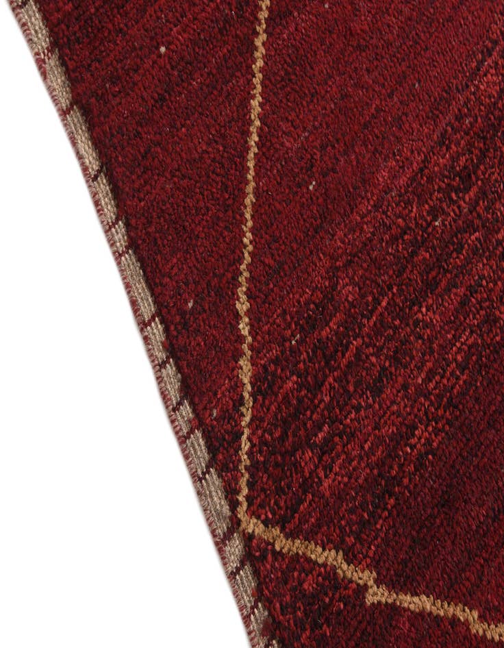 Detail image of  8' 10 x 11' 10  Hand Knotted Moroccan Wool Rug