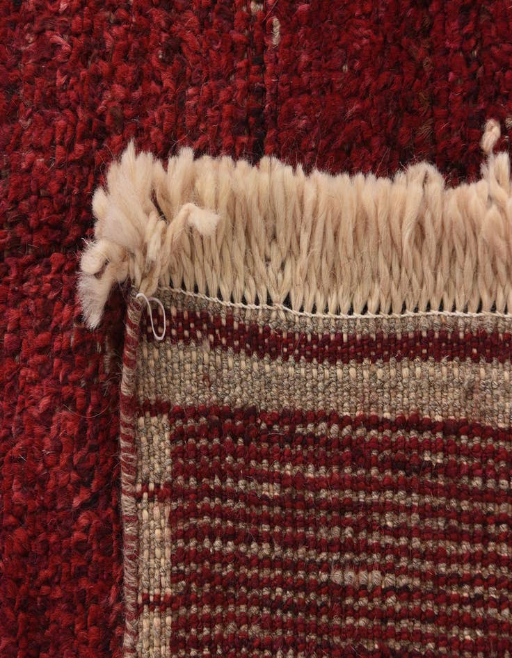 Detail image of  8' 10 x 11' 10  Hand Knotted Moroccan Wool Rug