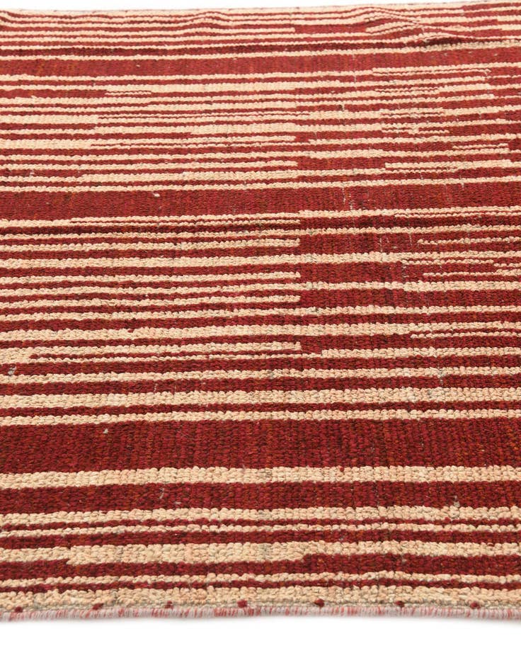 Detail image of  6' 1 x 9' 4  Hand Knotted Moroccan Wool Rug