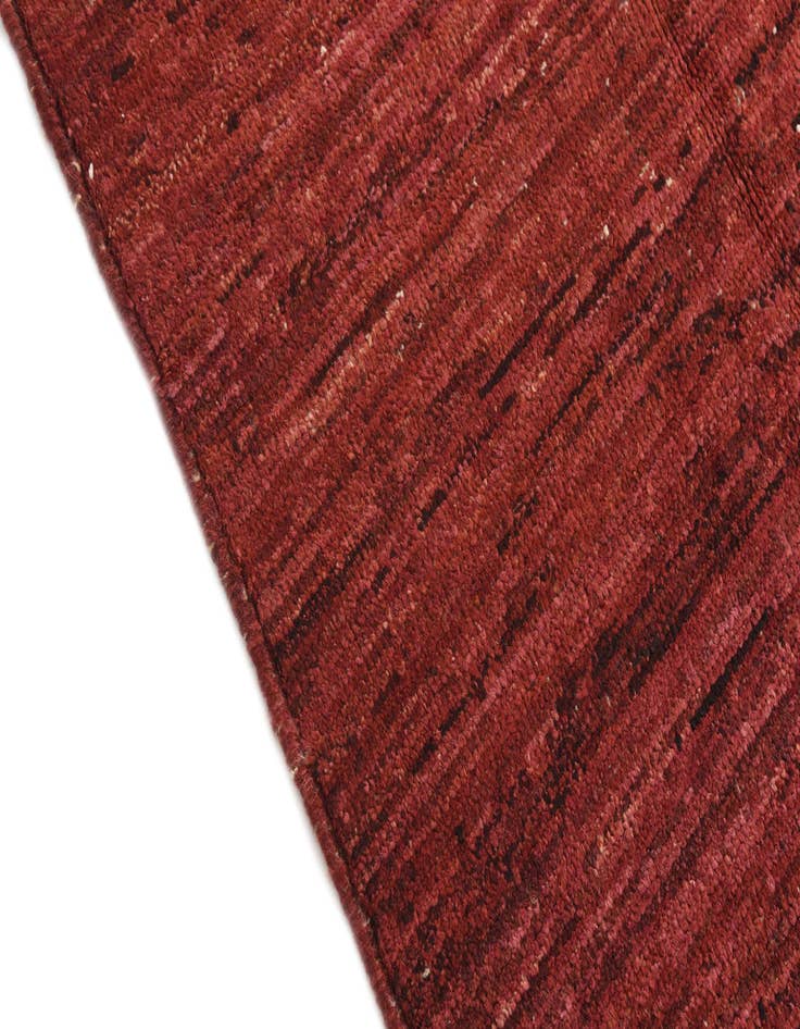 Detail image of  5' 10 x 8' 10  Hand Knotted Moroccan Wool Rug