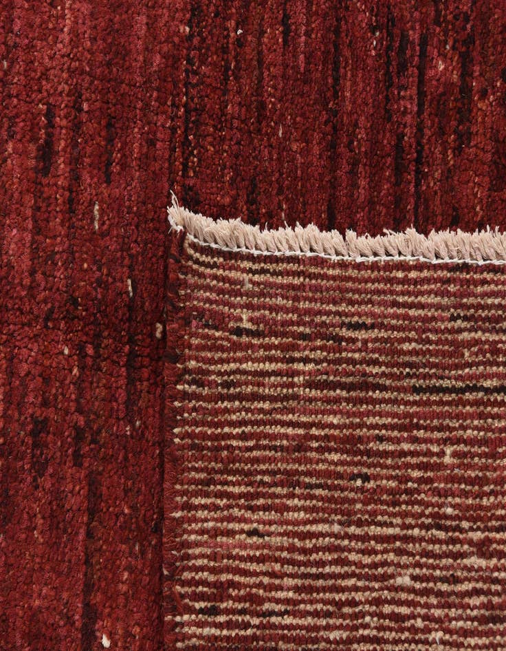 Detail image of  5' 10 x 8' 10  Hand Knotted Moroccan Wool Rug