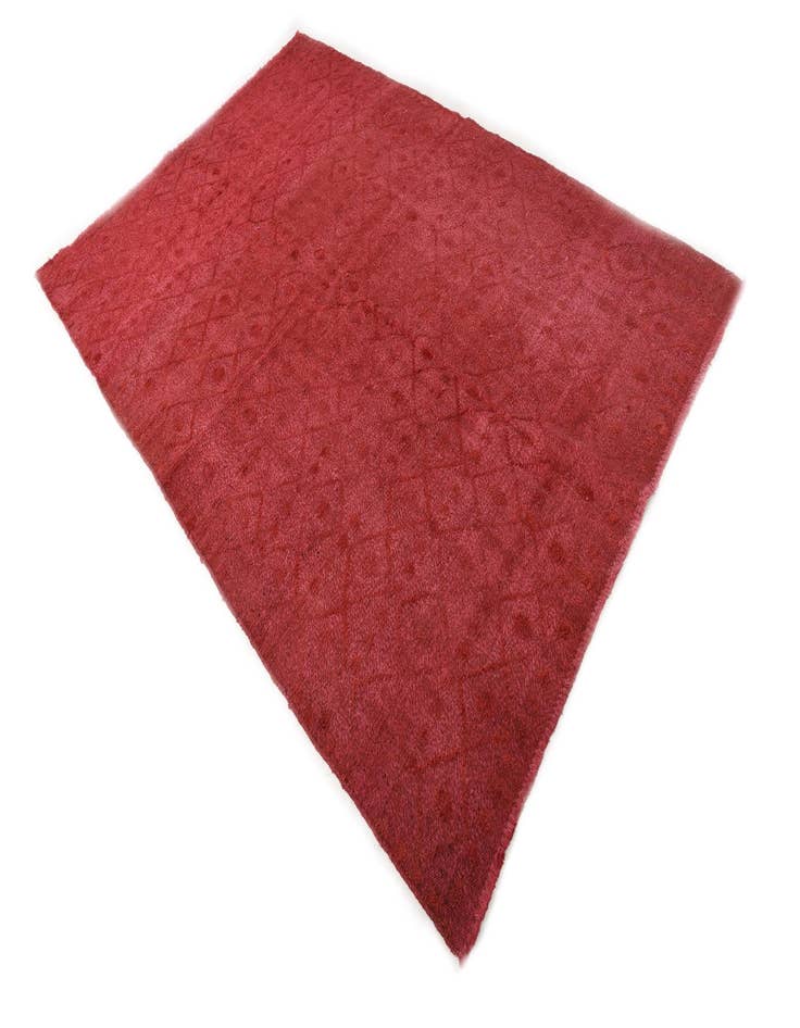 Detail image of  5' 3 x 8'  Hand Knotted Moroccan Wool Rug