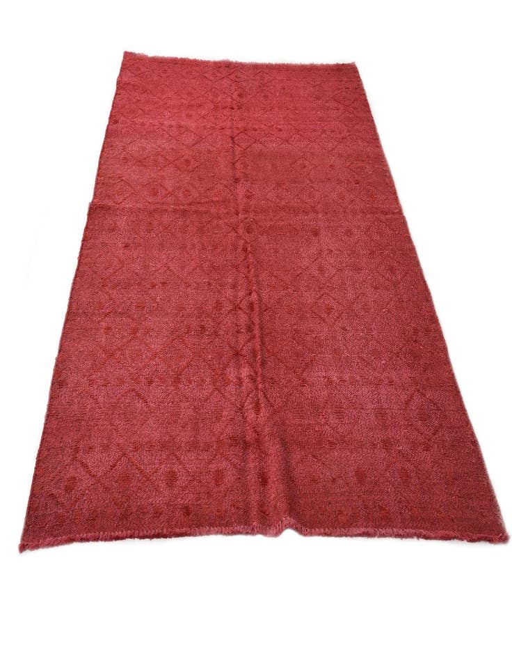 Detail image of  5' 3 x 8'  Hand Knotted Moroccan Wool Rug