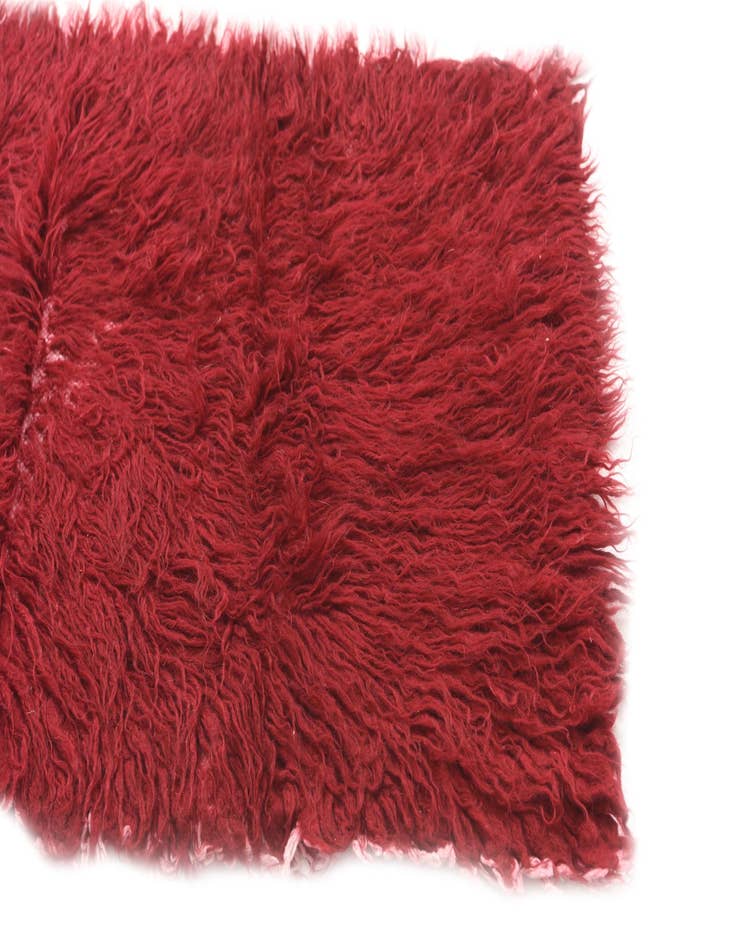 Detail image of  2' x 3' 6  Hand Knotted Moroccan Wool Rug