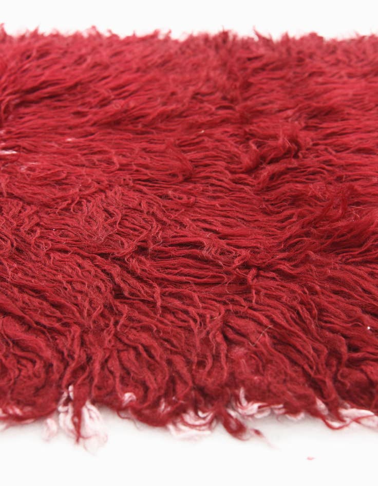 Detail image of  2' x 3' 6  Hand Knotted Moroccan Wool Rug