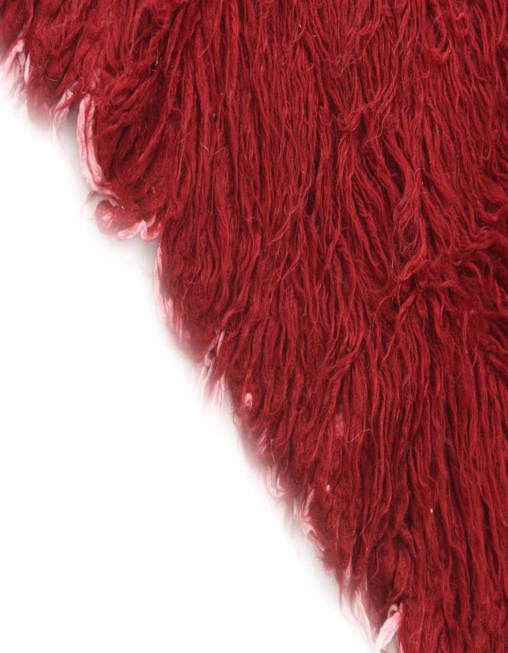 Detail image of  2' x 3' 6  Hand Knotted Moroccan Wool Rug