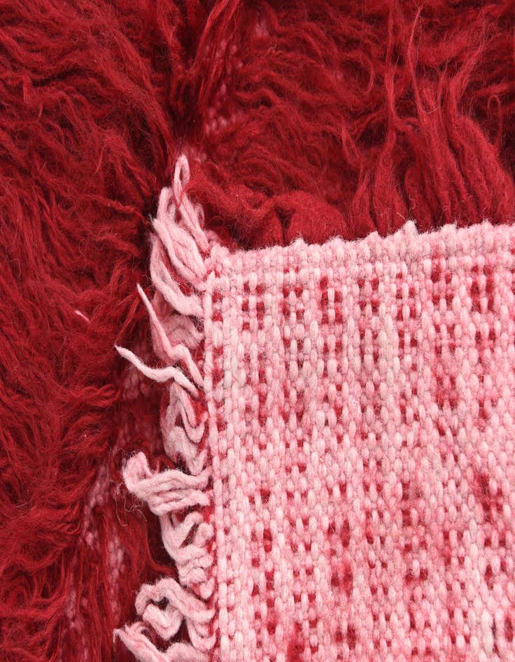 Detail image of  2' x 3' 6  Hand Knotted Moroccan Wool Rug