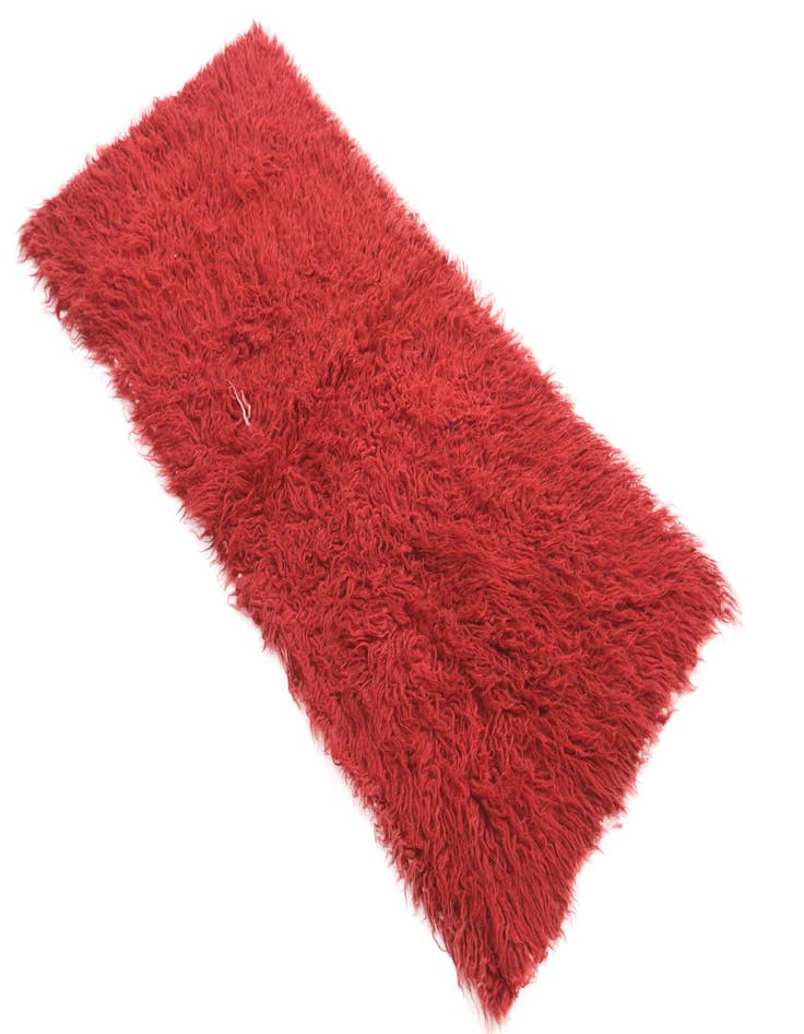 Detail image of  2' x 4' 2  Hand Knotted Moroccan Wool Rug