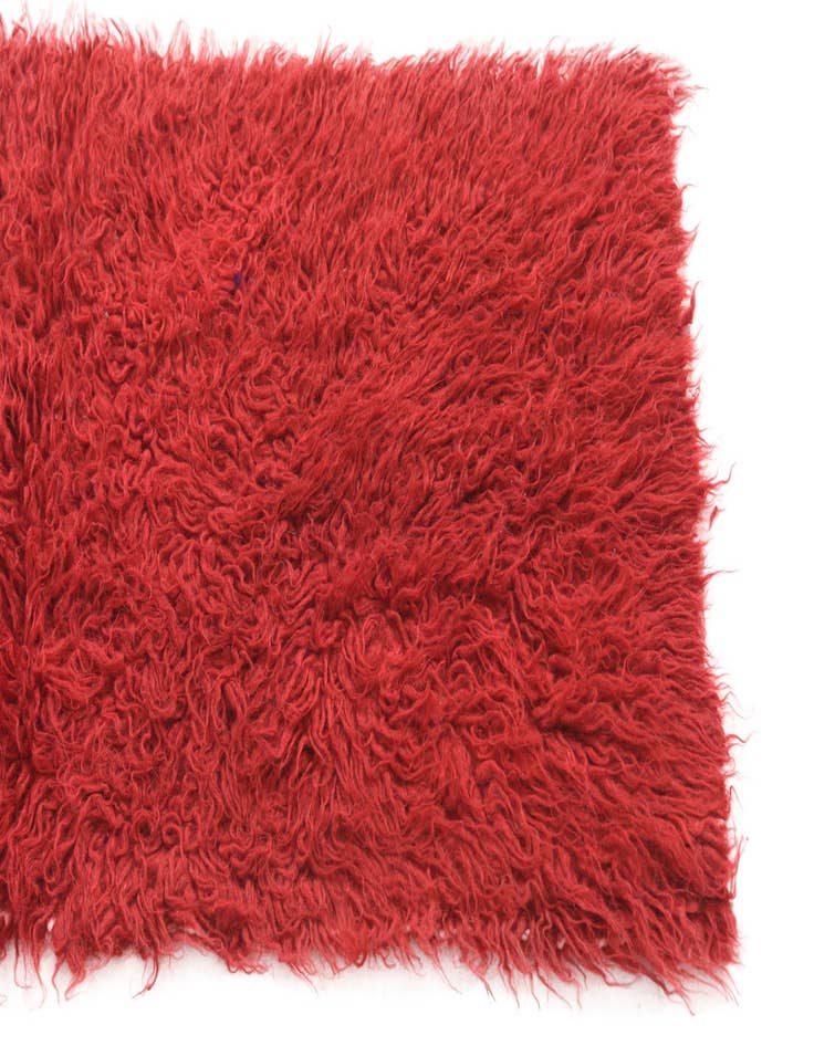 Detail image of  2' x 4' 2  Hand Knotted Moroccan Wool Rug