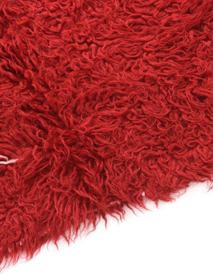 Detail image of  2' x 4' 2  Hand Knotted Moroccan Wool Rug