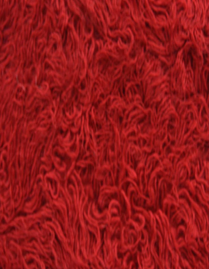 Detail image of  2' 4 x 4' 4  Hand Knotted Moroccan Wool Rug