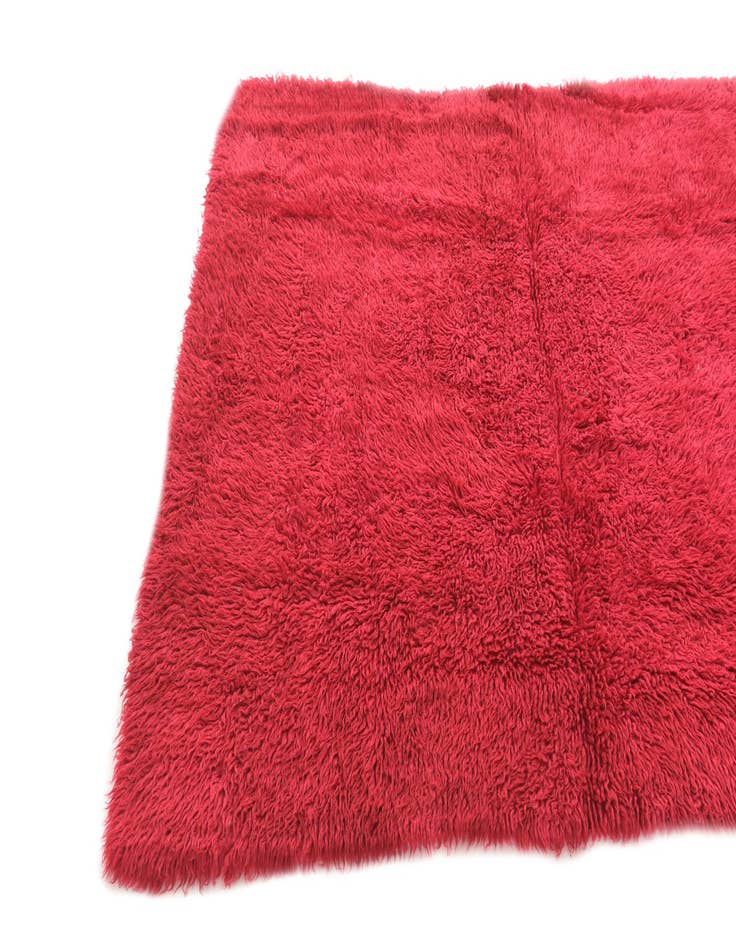 Detail image of  4' 4 x 6' 1  Hand Knotted Moroccan Wool Rug