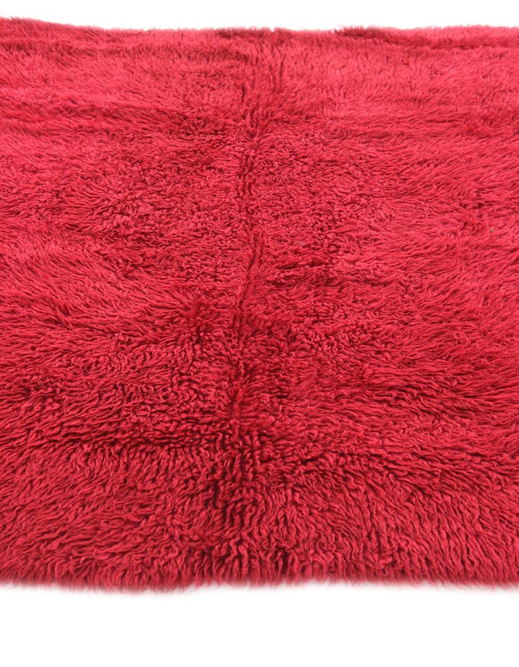 Detail image of  4' 4 x 6' 1  Hand Knotted Moroccan Wool Rug