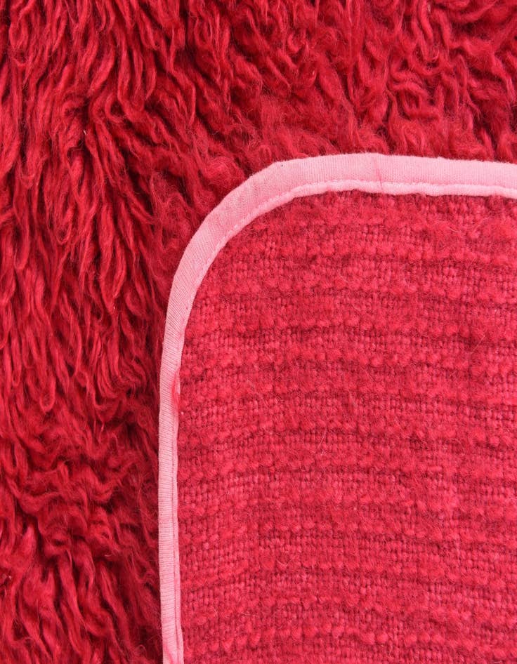 Detail image of  4' 4 x 6' 1  Hand Knotted Moroccan Wool Rug